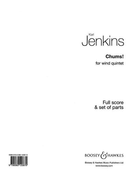 Jenkins, K: Chums!