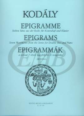 Kodály, Z: Epigrams