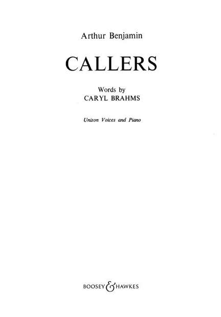 Benjamin, A: Callers