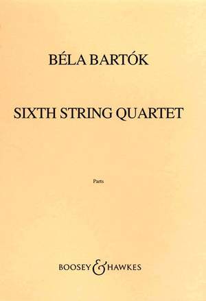 Bartók, B: String Quartet No. 6