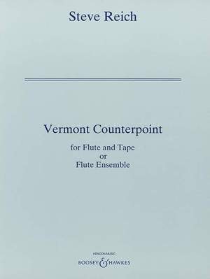 Reich, S: Vermont Counterpoint