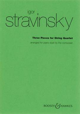 Stravinsky, I: Drei Stücke für Streichquartett