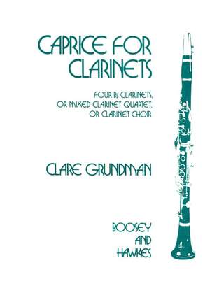 Grundman, C: Caprice for Clarinets