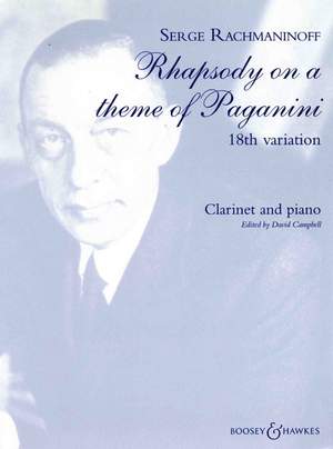 Rachmaninoff, S: Rhapsody on a Theme of Paganini op. 43