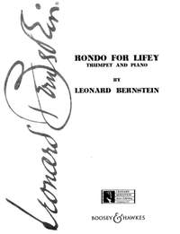 Bernstein, L: Rondo for Lifey