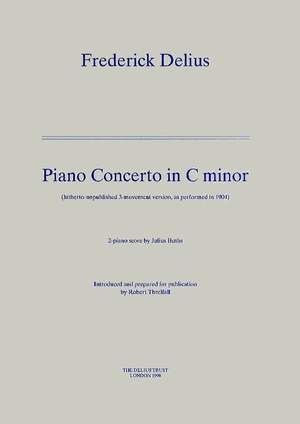 Delius, F: Klavierkonzert C minor