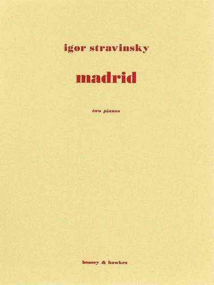 Stravinsky, I: Madrid