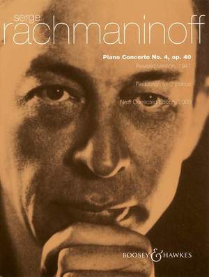 Rachmaninoff, S: Piano Concerto No. 4 in G minor op. 40