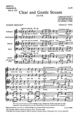 Finzi: Seven Poems of Robert Bridges op. 17/4 MFS 823