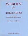Webern, A: 3 Songs