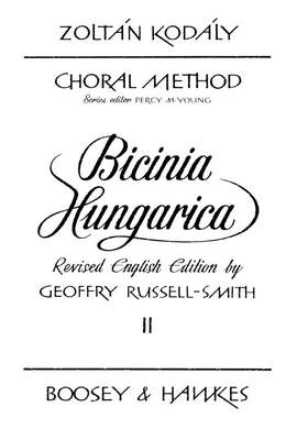 Kodály, Z: Choral Method Vol. 11/2