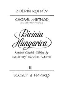 Kodály, Z: Choral Method Vol. 11/3