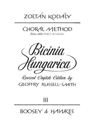 Kodály, Z: Choral Method Vol. 11/3