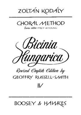 Kodály, Z: Choral Method Vol. 11/4