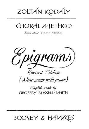 Kodály, Z: Choral Method Vol. 13/1