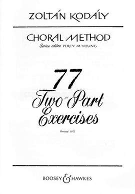 Kodály, Z: Choral Method Vol. 5