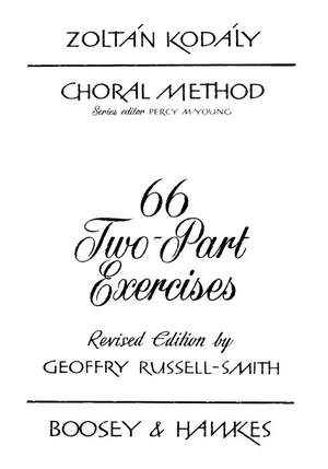 Kodály, Z: Choral Method Vol. 6