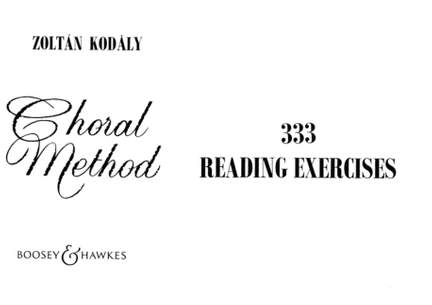 Kodály, Z: Choral Method