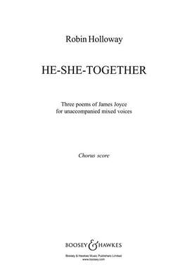 Holloway, R: He - She - Together op. 38/2