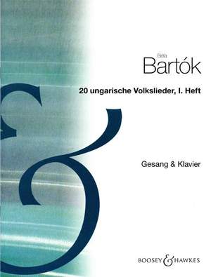 Bartók, B: 20 Hungarian Folksongs Vol. 1