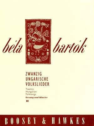 Bartók, B: 20 Hungarian Folksongs Vol. 2