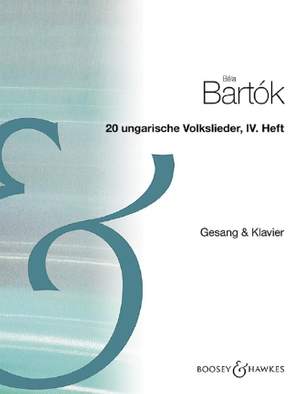 Bartók, B: 20 Hungarian Folksongs Vol. 4