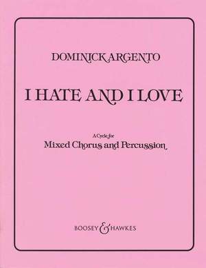 Argento, D: I Hate and I Love