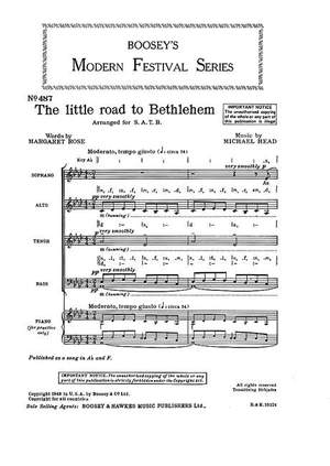 Head, M: The little road to Bethlehem