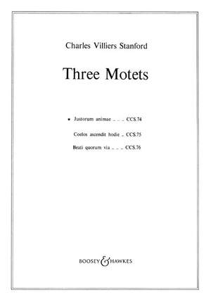 Stanford, C V: Three Motets op. 38/1 CCS 74