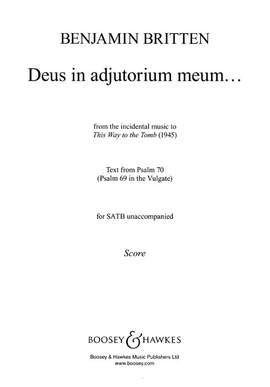 Britten: Deus in adjutorium meum... No. 112