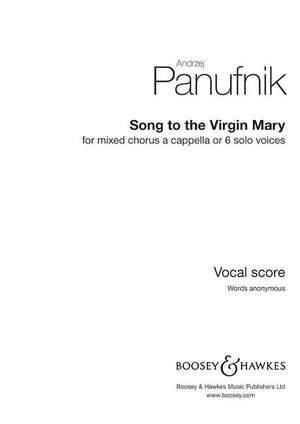 Panufnik, A: Song to the Virgin Mary
