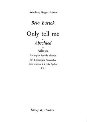 Bartók, B: Abschied OCTB 1670