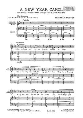 Britten: Friday Afternoons op. 7/5