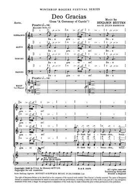 Britten: A Ceremony of Carols op. 28