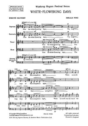 Finzi: White-Flowering Days op. 37
