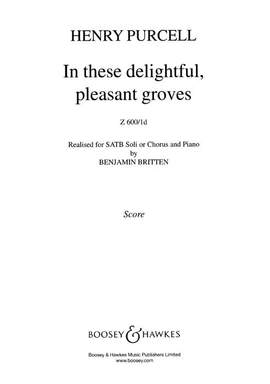 Purcell, H: In these delightful, pleasant groves