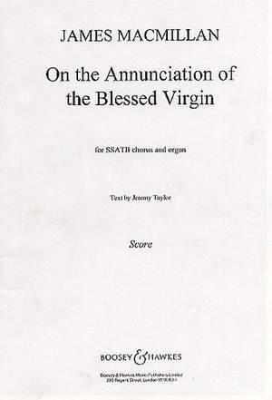 MacMillan, J: On the Annunciation of the Blessed Virgin