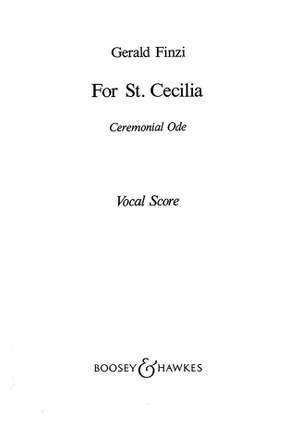 Finzi: For St Cecilia op. 30
