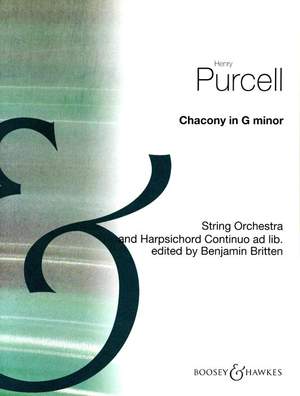 Purcell, H: Chaconne In G minor Z 730
