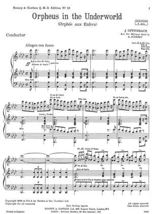 Offenbach, J: Orpheus in the Underworld QMB 10