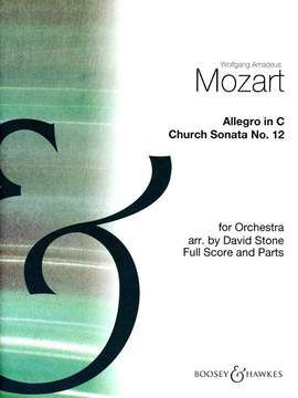Mozart, W A: Allegro in C (Grade B) HSS 89