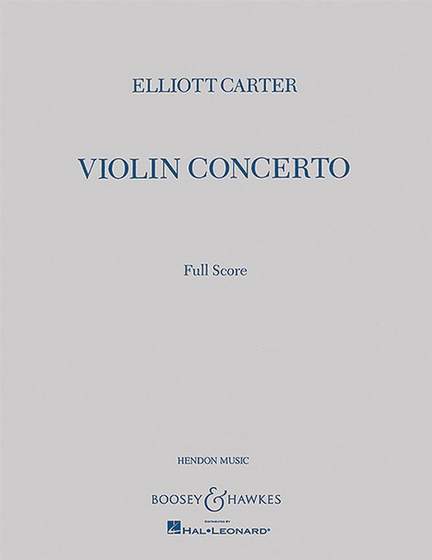 Carter, E: Violinkonzert