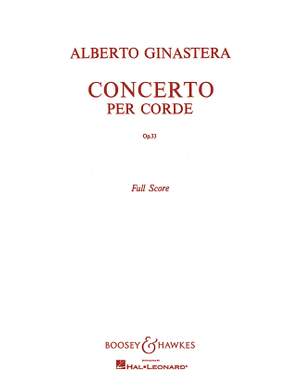 Ginastera, A: Concerto per Corde op. 33