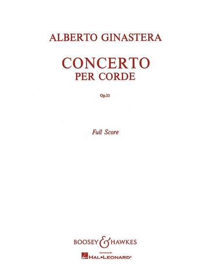 Ginastera, A: Concerto per Corde op. 33