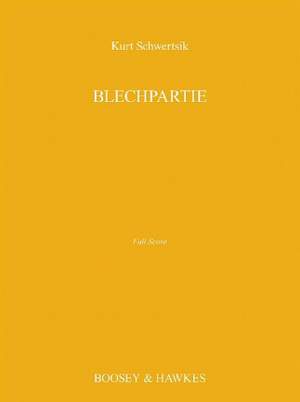 Schwertsik, K: Blechpartie op. 43