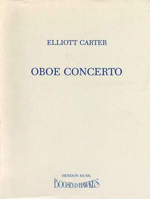 Carter, E: Oboe Concerto