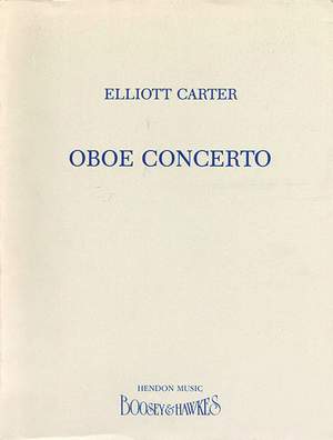 Carter, E: Oboenkonzert