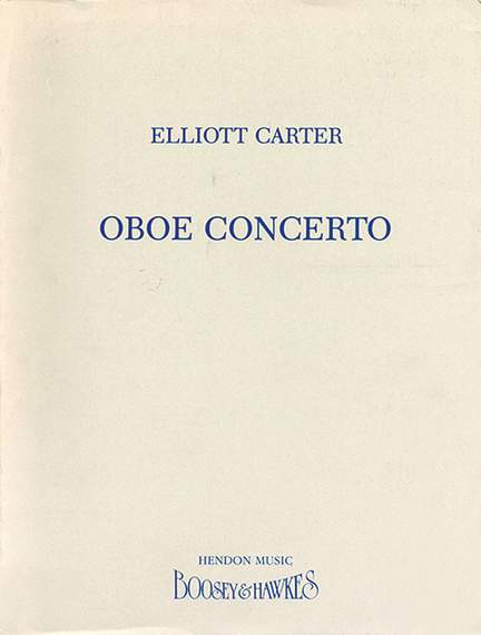 Carter, E: Oboenkonzert