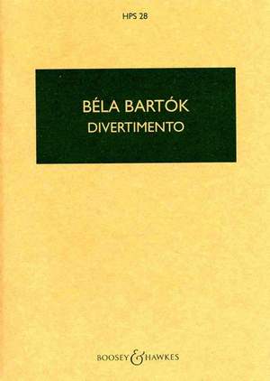 Bartók, B: Divertimento HPS 28