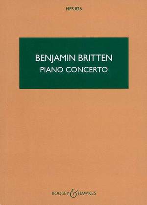 Britten: Piano Concerto op. 13 HPS 826